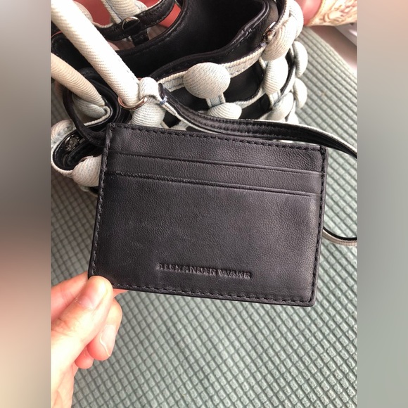 Alexander Wang Nappa Denim Dome Studded Mini Roxy Bucket Bag - Picture 5 of 13